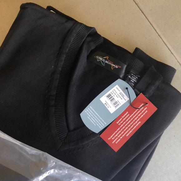 GREG NORMAN NWT v-neck sweater men’s XL/Tall - Picture 2 of 8